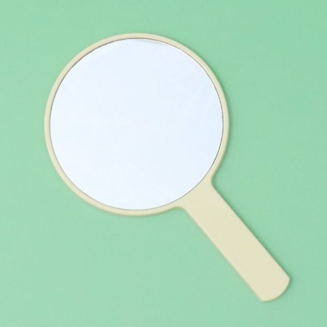 PVC 원형 손거울 (노랑) 60개