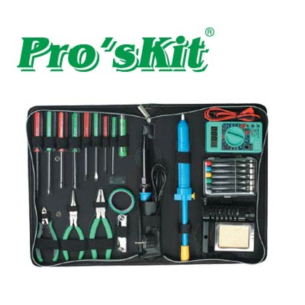 PROKIT 공구세트 가방형 인두 디지털 테스터 드라이버