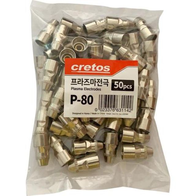 CRETOS 용접부품프라즈마전극 1봉 P-80(50EA)