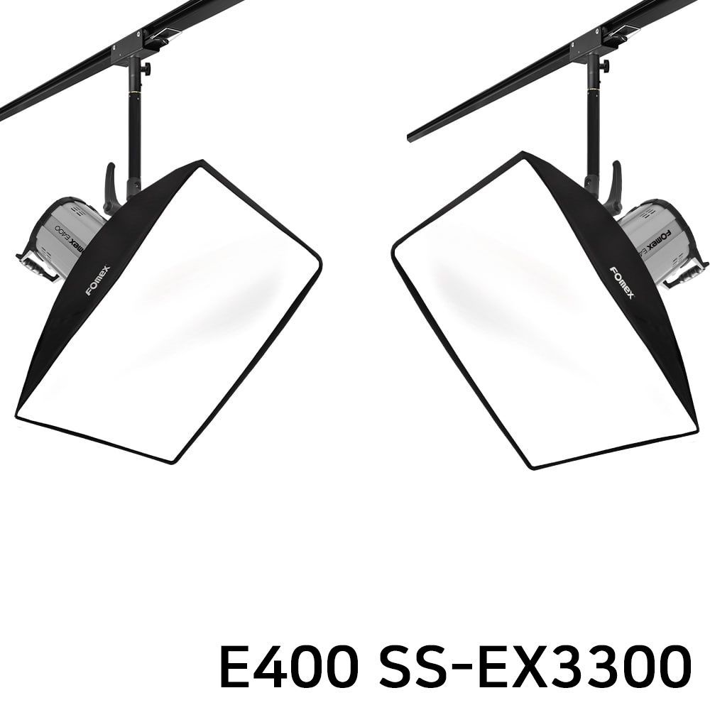 포멕스 사진조명 스튜디오 촬영 세트(E400 SS-EX3300)