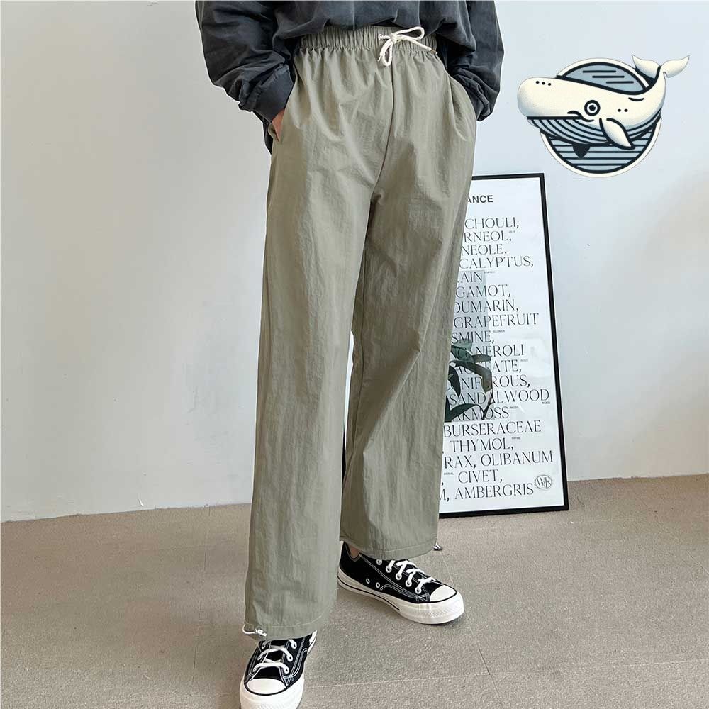 편안한 남자 밑단 조절 팬츠 데일리 캐주얼