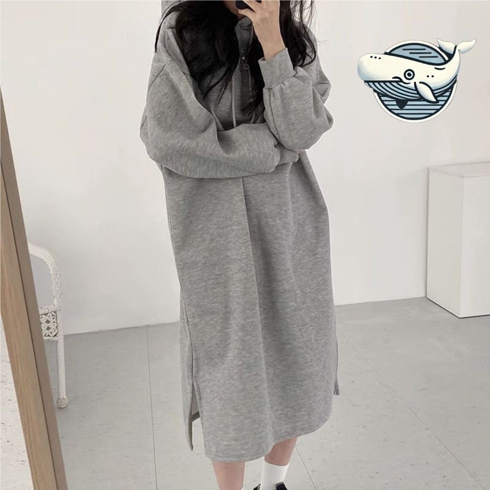 캐주얼 후드 롱원피스 여름 데일리 간편 슬립