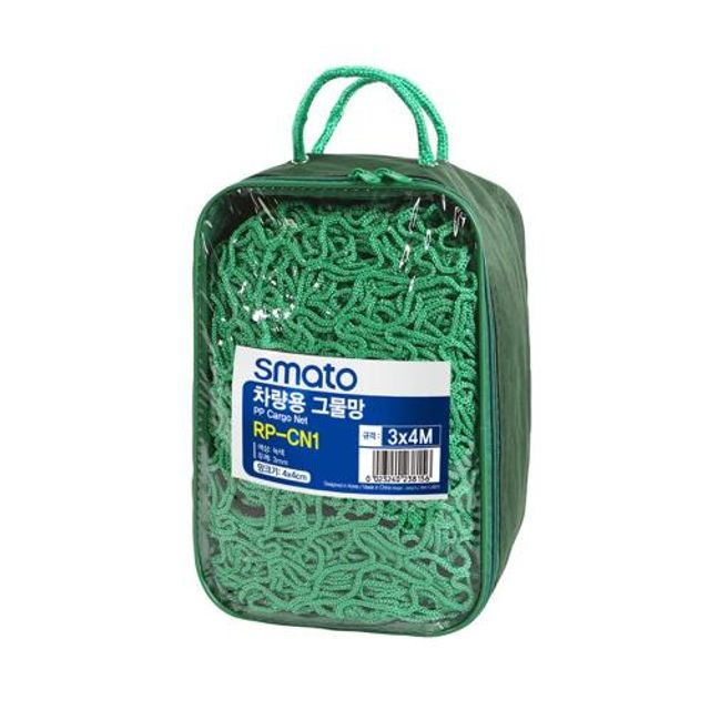 smato 로프 차량용그물망 RP-CN1 4Mx3M(녹색4x4) RP