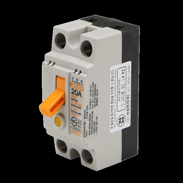 누전차단기 산업용 JEB IGR 2P 20A 2.5KA 소