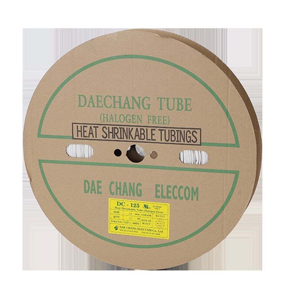 수축튜브 32MM 50M 백색 1롤