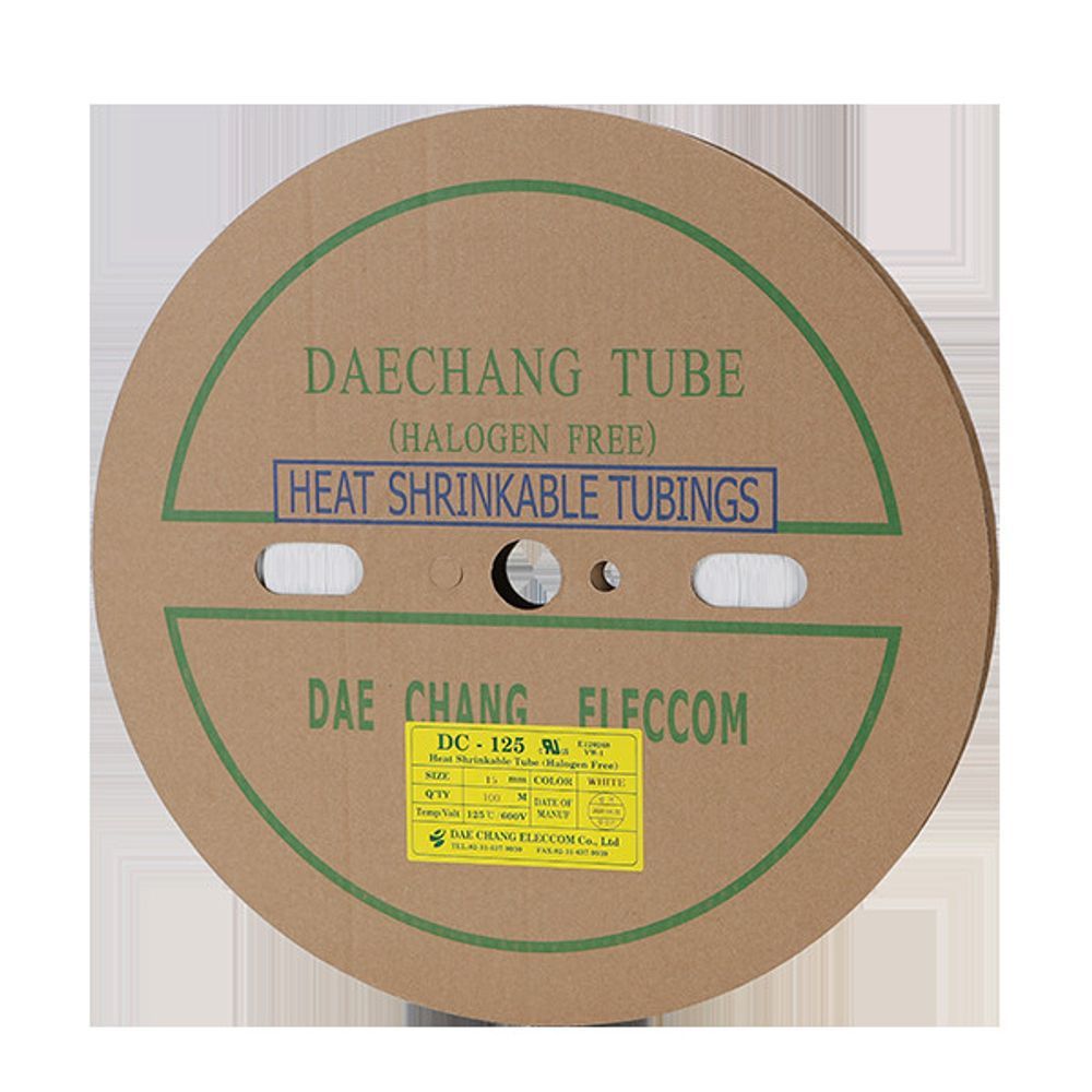 수축튜브 15MM 100M 백색 1롤