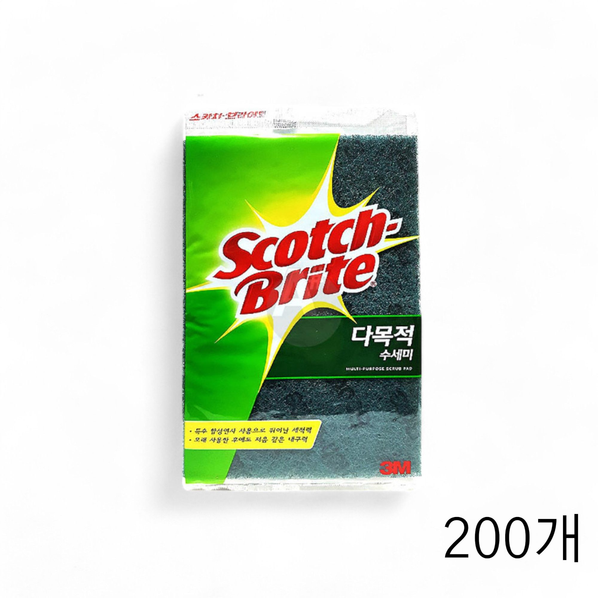 3M 스카치 브라이트 청 수세미 150x230 1매 X 200개