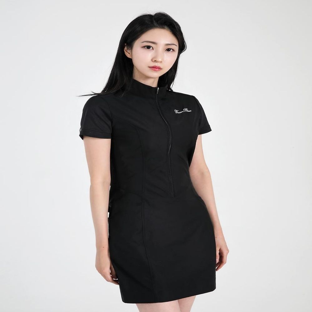 아노락 반팔원피스 SS 반집업 9001W 골프