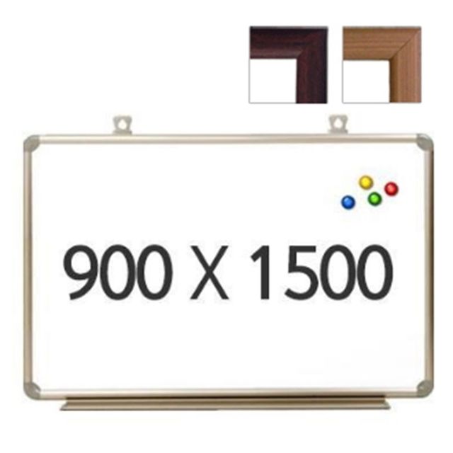 토탈 자석 우드 화이트보드 900X1500