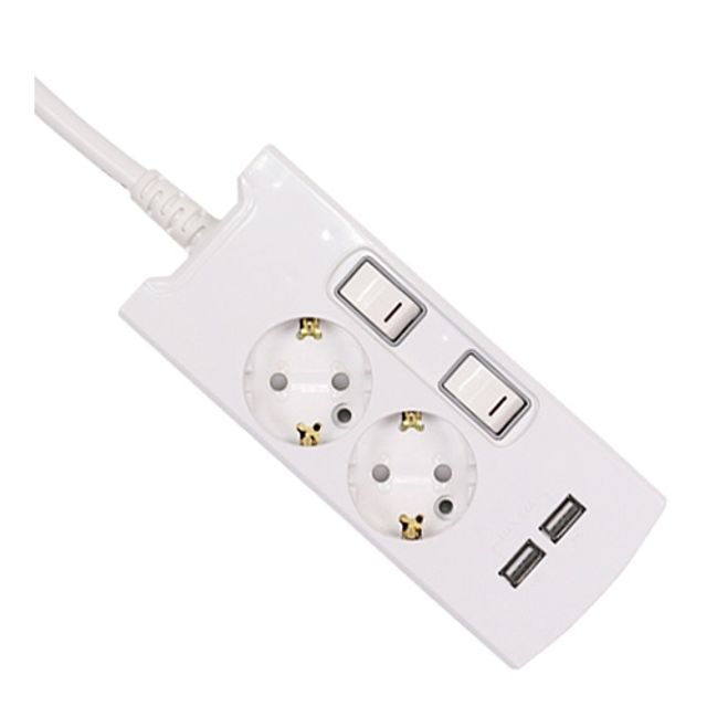 써보니 USB 부착 개별스위치 멀티탭 2구 2M U 56422