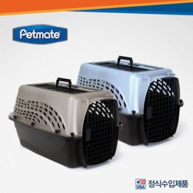 (펫메이트) 투도어 탑로드 켄넬 (L/커피)