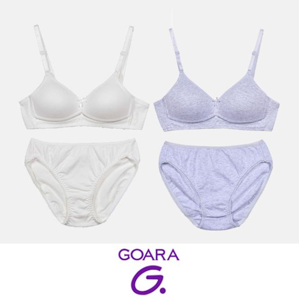 몰드 세트 노와이어 심플 학생 속옷 여 여학생