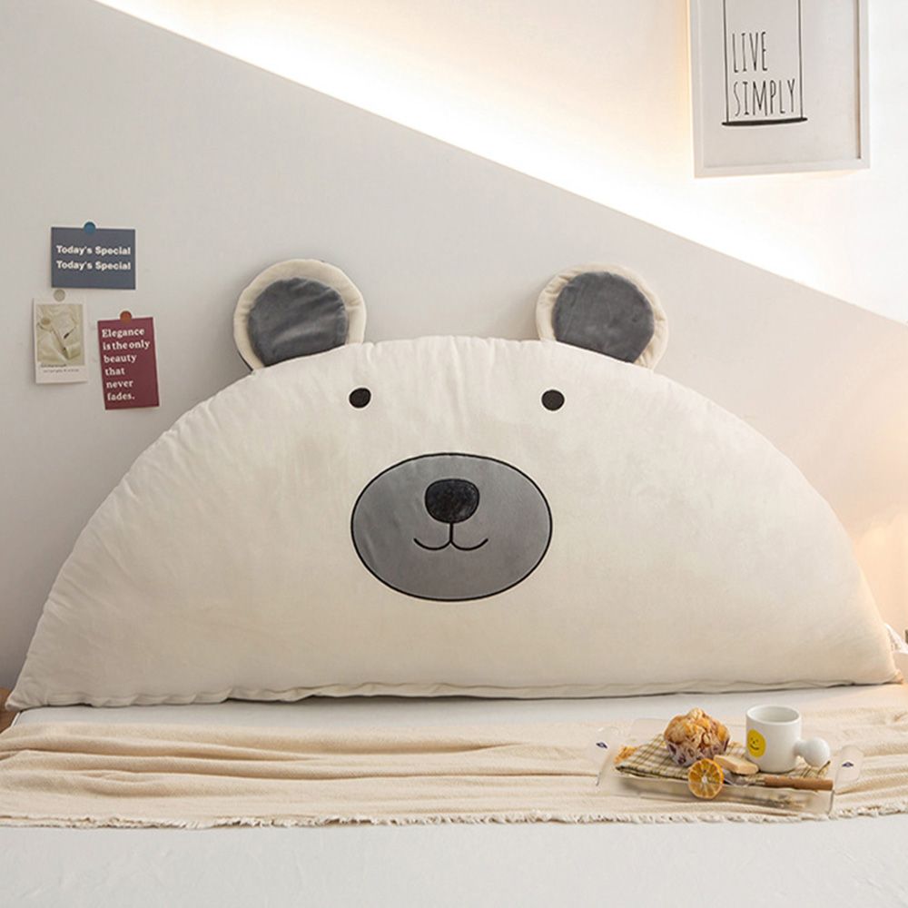 쿠션 곰돌이 등받이 150cm 아이보리