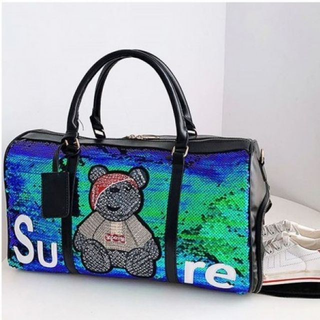 레드 반짝 SURE 보스턴백 골프용 여행용 46CM