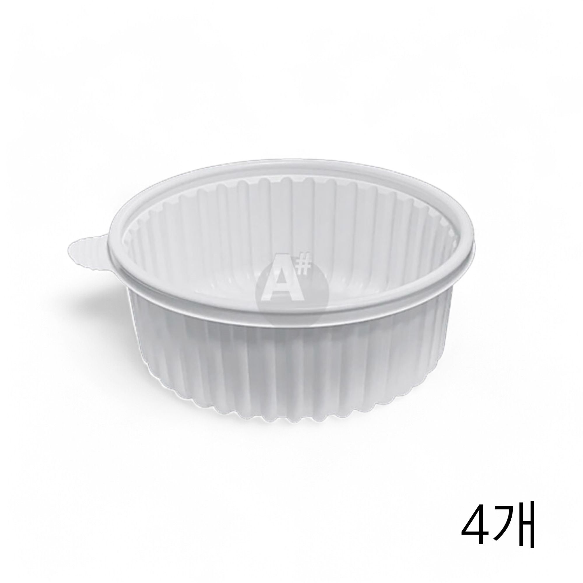 에코스텍 감자탕용기 대 22X11cm 50입 X 4개 음식점