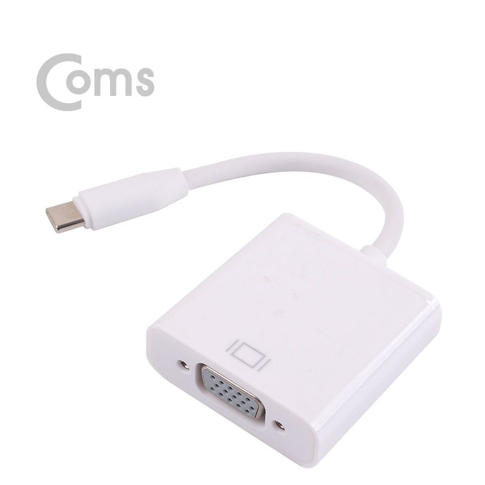 Coms USB 3.1 컨버터(Type C) Type C to VGA 변환