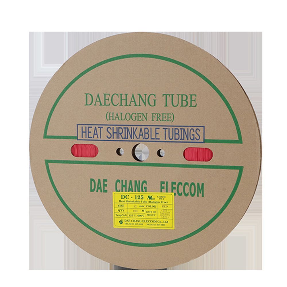 수축튜브 12MM 100M 적색 1롤