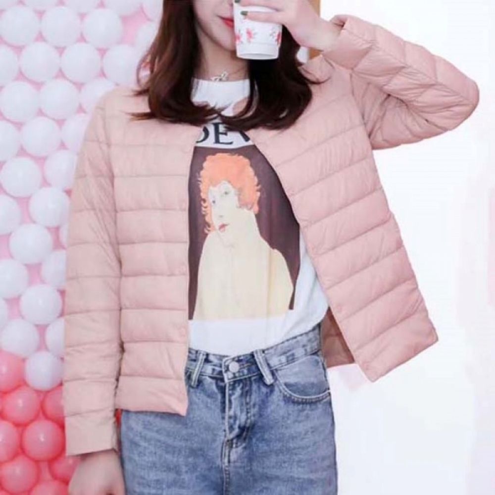 라운드 경량패딩 숏패딩 롱패딩 여자패딩 아우터