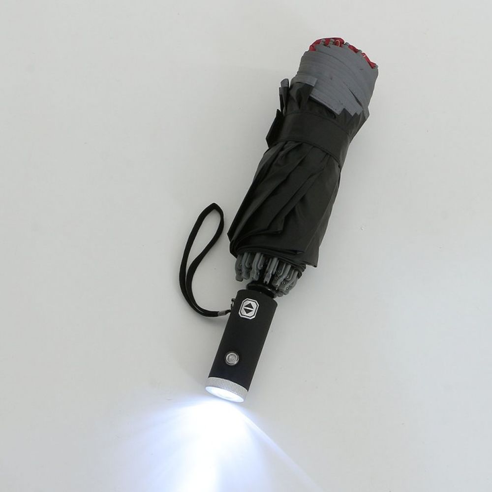 거꾸로 LED 완전자동 양산 겸 우산 레드 포켓우산 3단