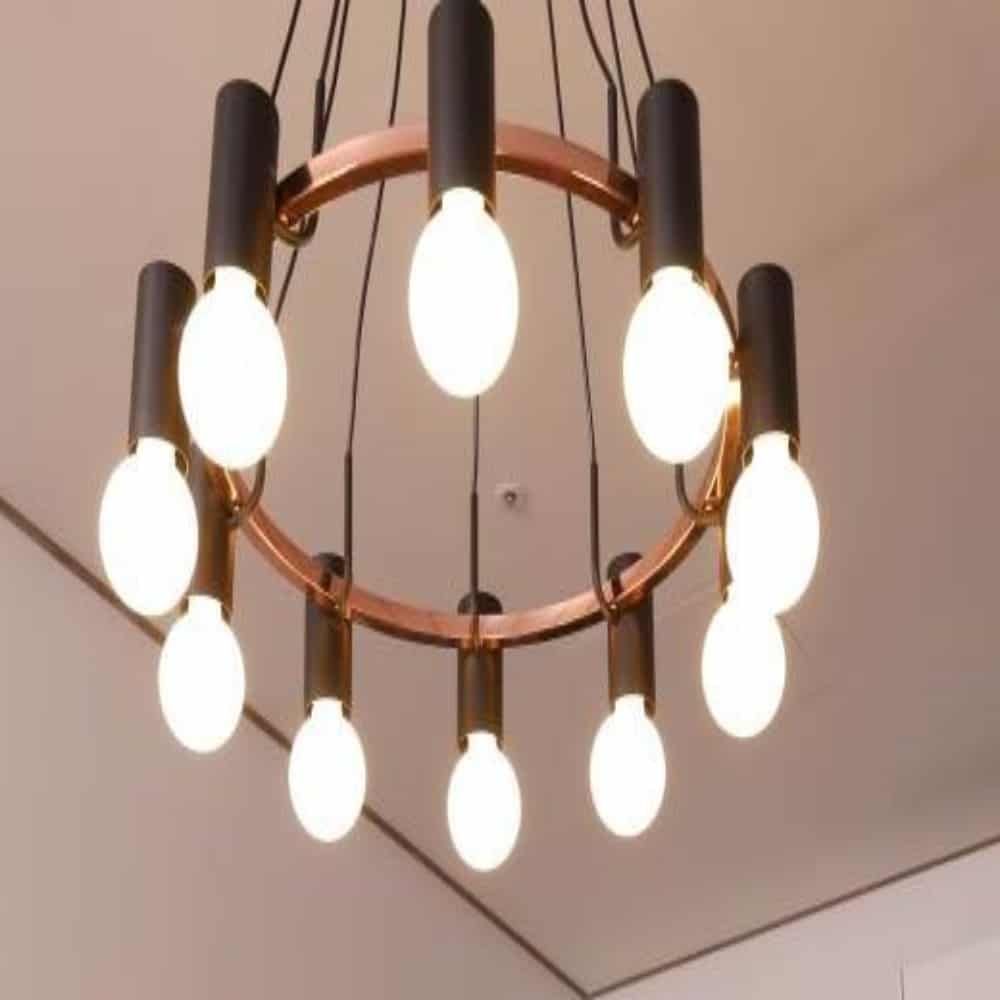 10등 팬던트 블랙로즈골드 예쁜식탁조명 빈티지조명