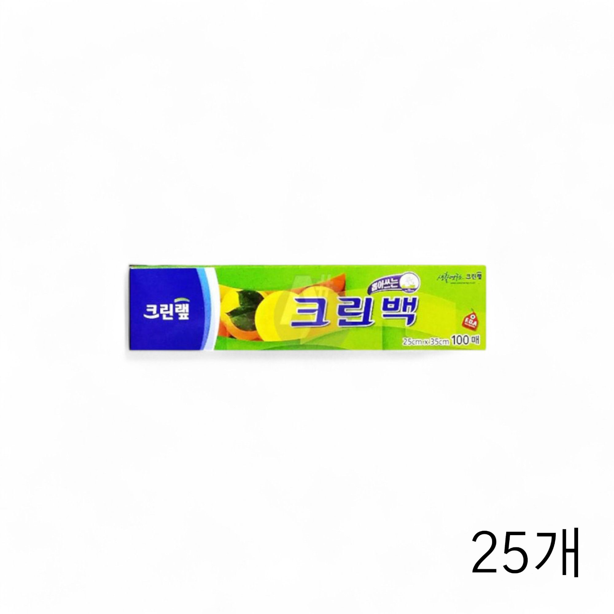 크린랲 크린백 위생비닐 25x35cm 100매 X25개 위생팩
