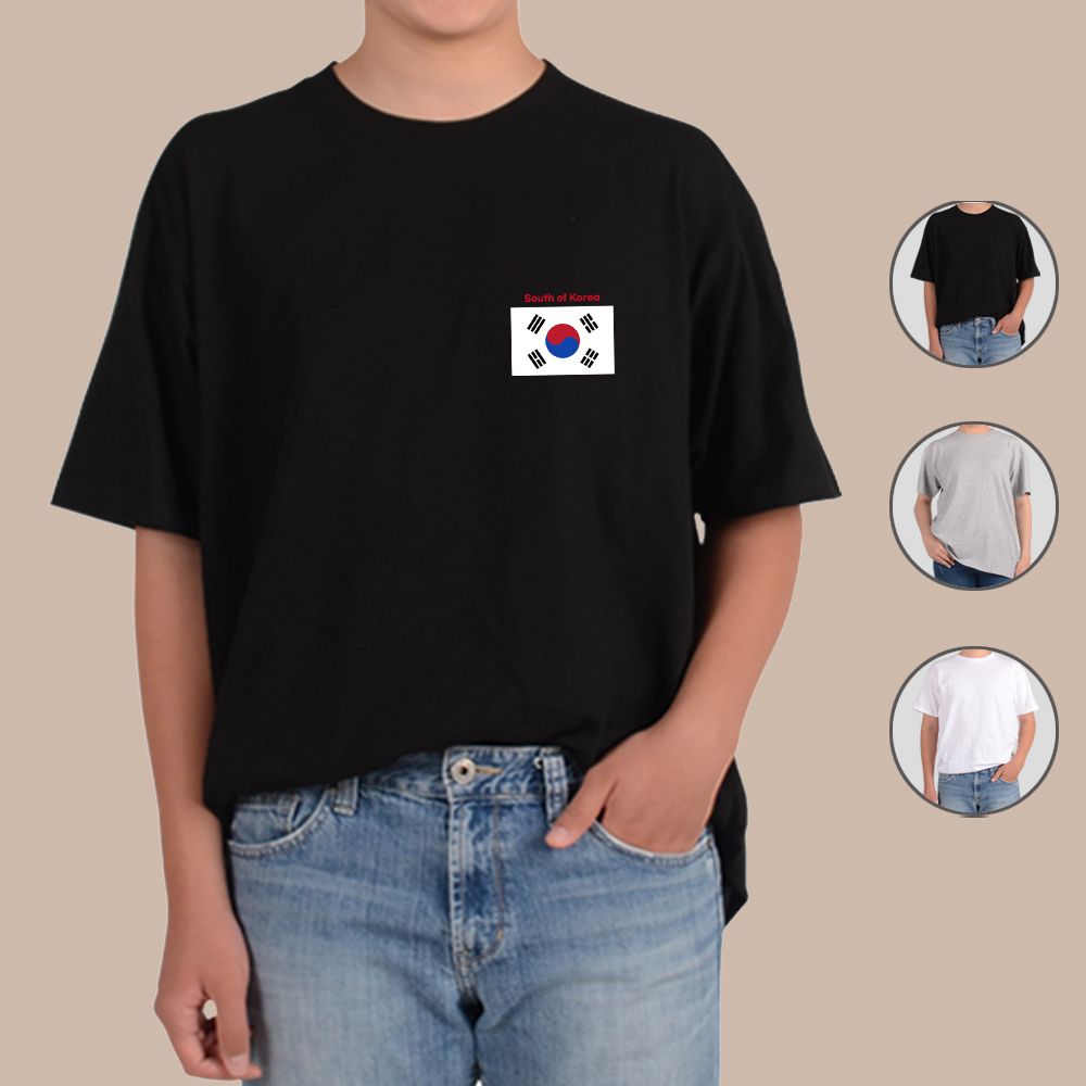 아토가토 태극기 한국 상징 여행 홍보 티셔츠
