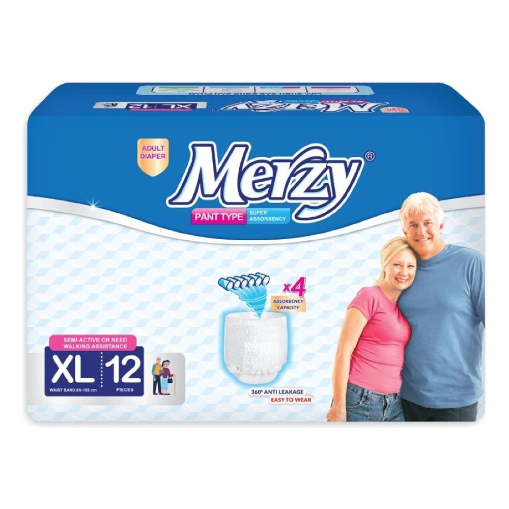 머지 언더웨어 성인용 팬티기저귀 특대형 12개입 1팩