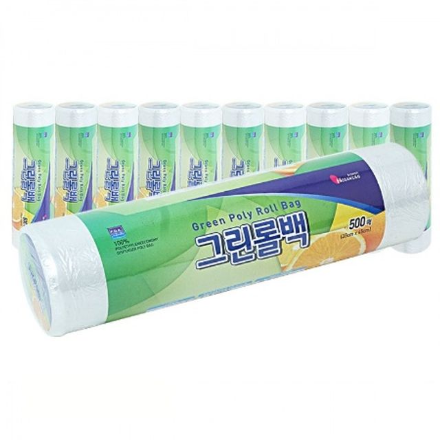 BOX 그린롤백 위생롤백 (35X45cm) 500매 10개입