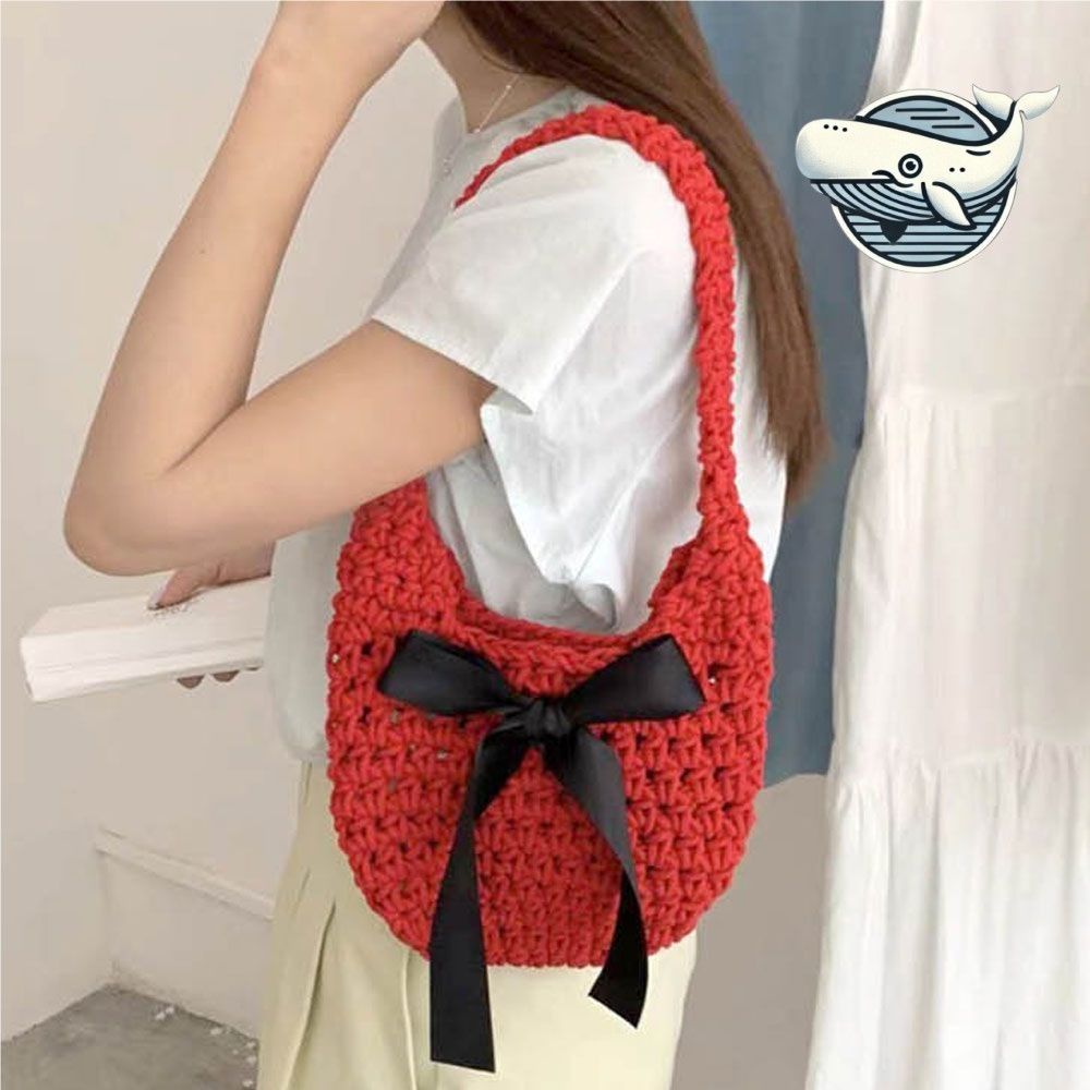 러블리 리본 미니 크로스백 여름 데일리 포인트