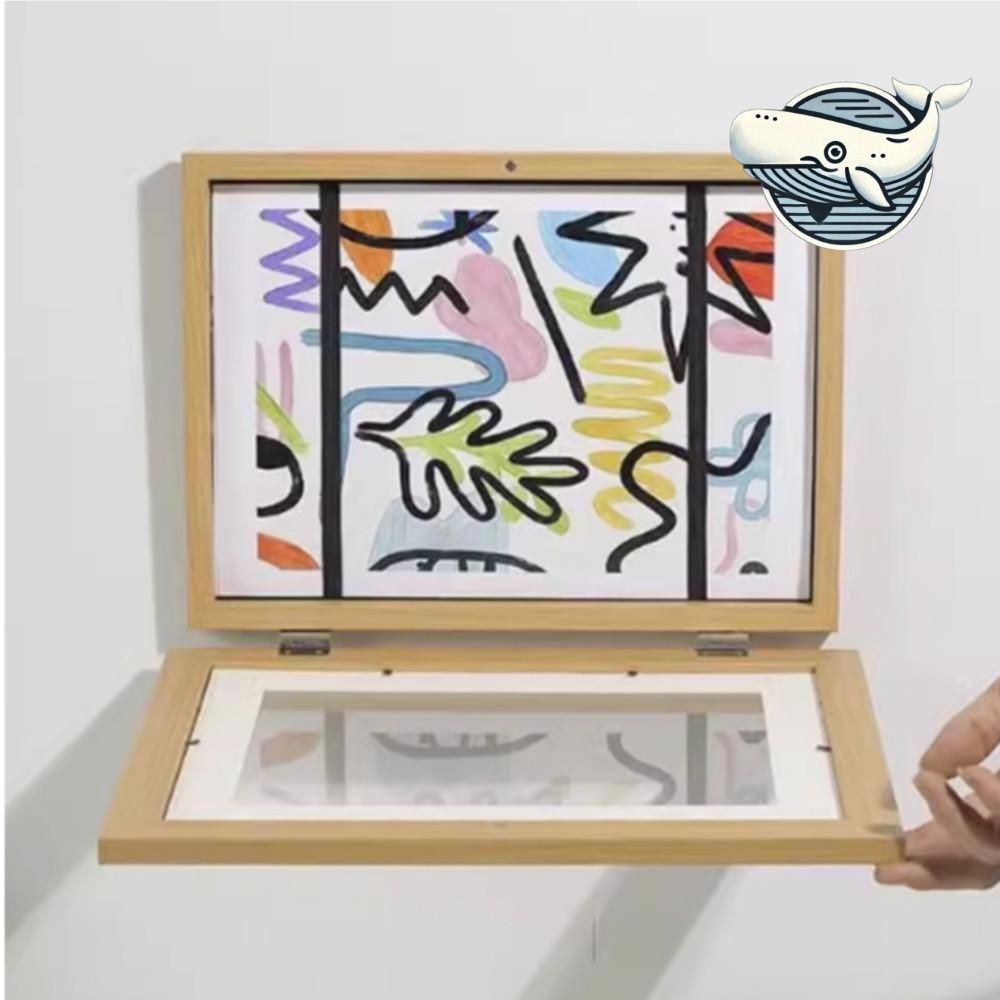 아이 그림 보관 편리한 액자 A3 디자인 미술