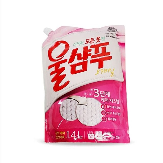 니트빨래 울샴푸 3단계 케어 중성세제 울세제 1.4L