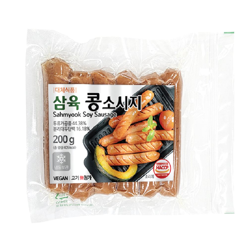 (냉동) 삼육콩소시지 200g 비건(Vegan)