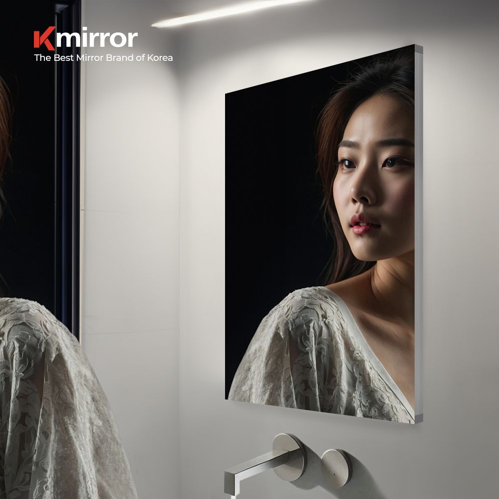 욕실 사각 누드 화장실 거울 500x800 Kmirror-ND 580