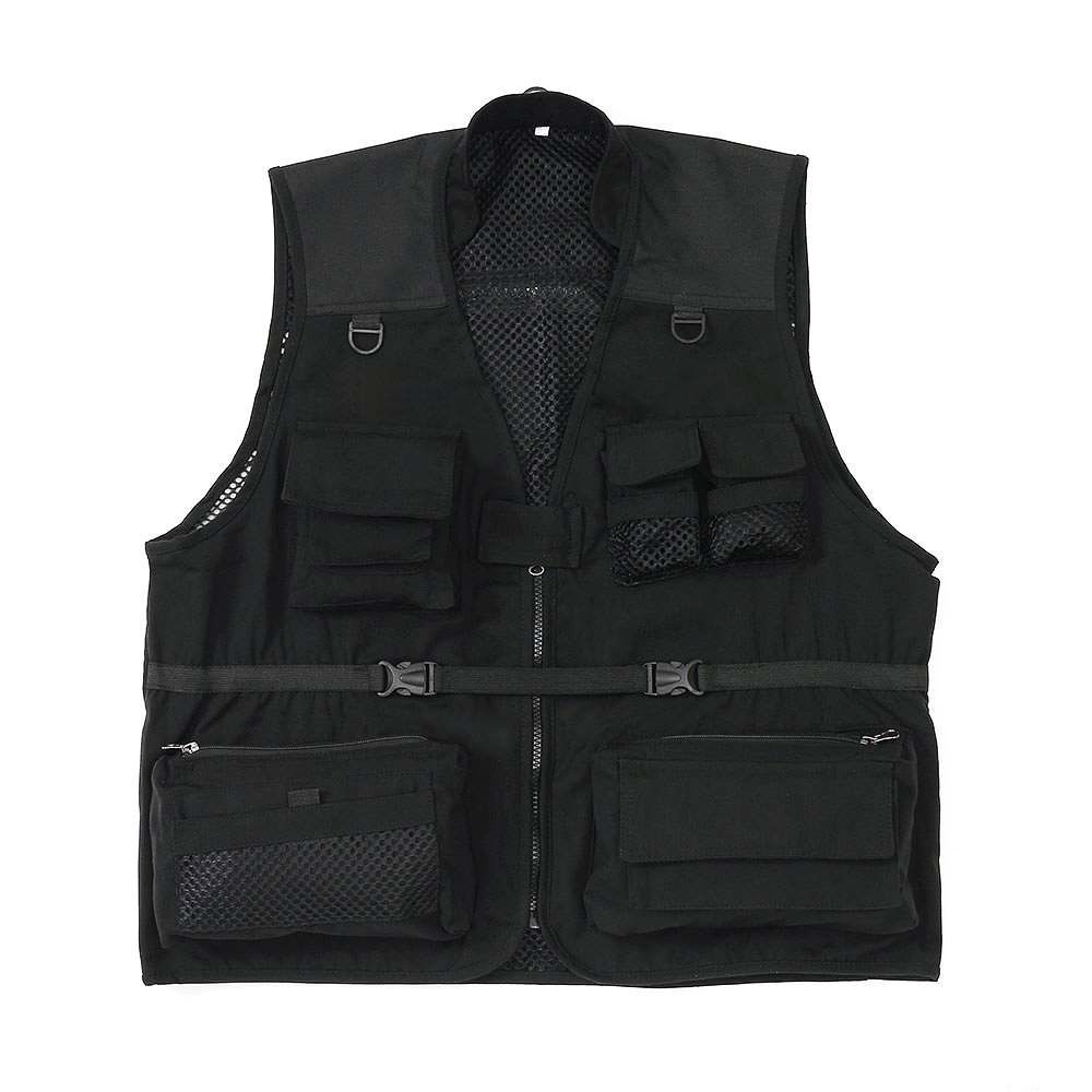 메쉬 조끼 2XL 블랙 여름 코디 현장용 다용도