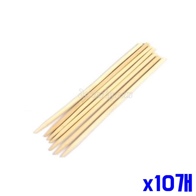 17cm 대나무 핫바꽂이 x10개 대나무꼬치 100P 대나무