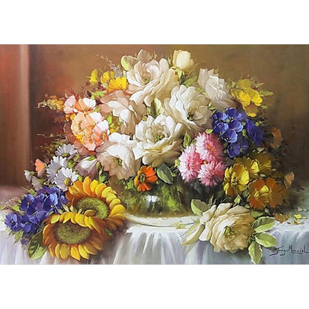 5월의 향기 (패브릭형) 보석십자수 40x60