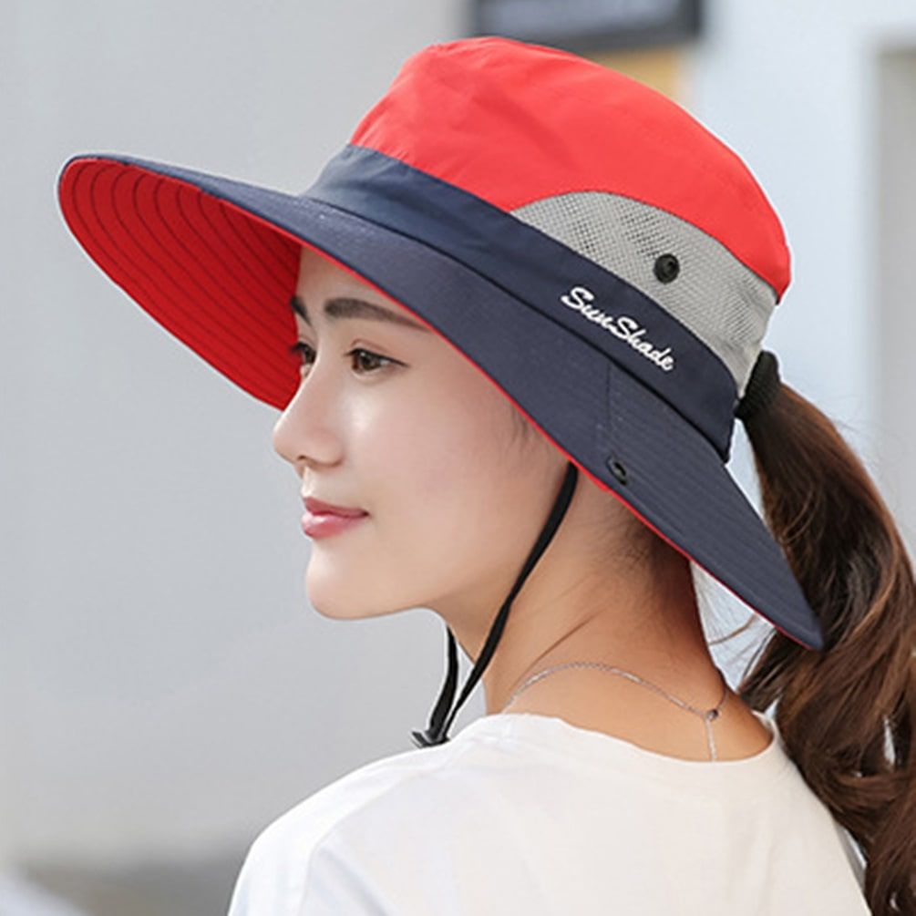 여름 여성 등산 벙거지 모자 등산용 메쉬