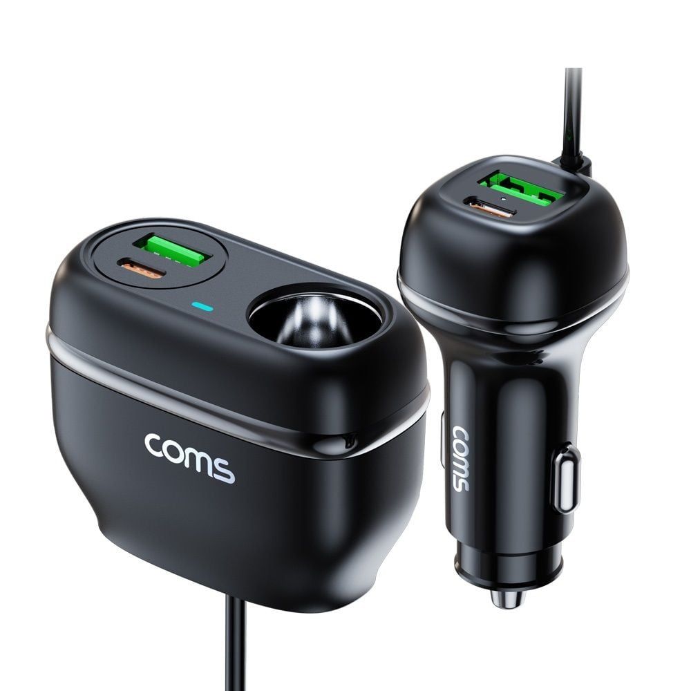 차량용 고속 멀티 충전기 5포트 PPS QC 차량 다용도