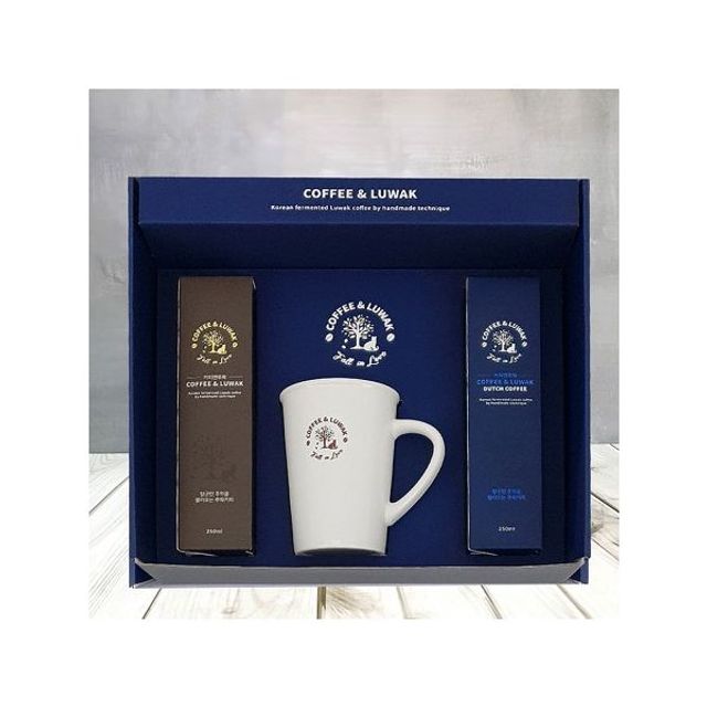 고급커피선물세트 커피엔루왁 더치 250ml x 2set + 머