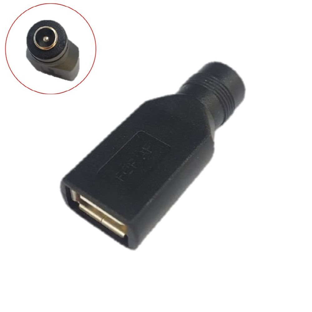 USB 암타입 DC잭 5.5x2.1 어댑터전원 커넥터변환젠더