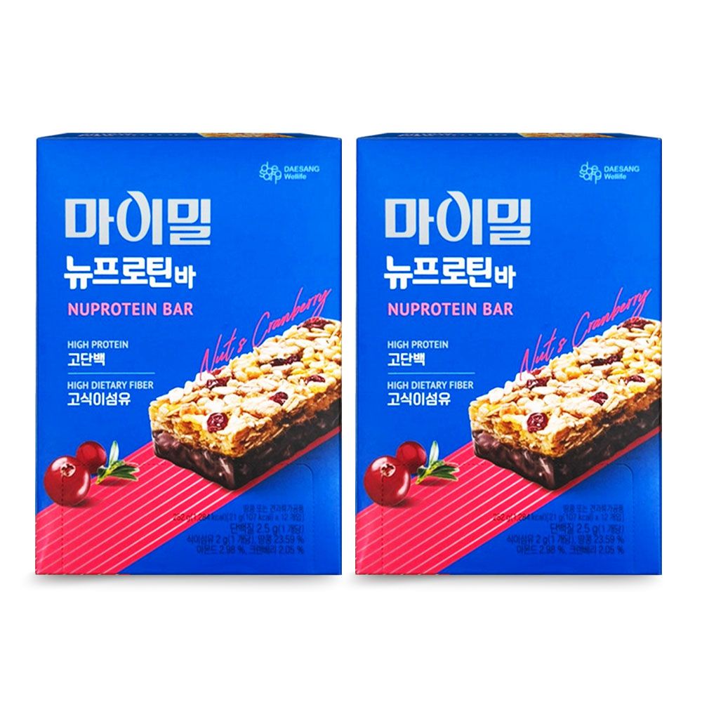 마이밀 뉴프로틴바 12개입 2박스