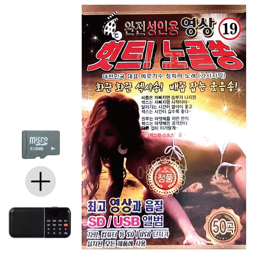 성인용 힛트 노골쏭 (영상) SD 효도라디오 세트상품