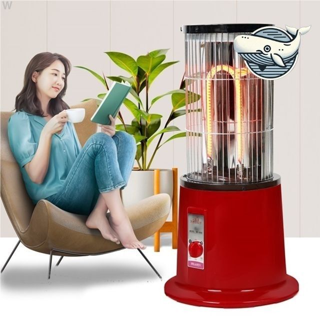 핫스팀 나노카본 전기스토브 레드 효율적 따뜻함