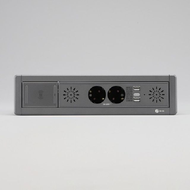 빌트인가구 매입콘센트 BID-202MWBT 다크그레이