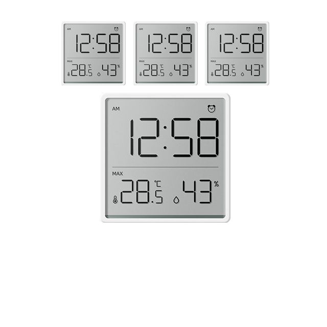 숙박업소에서 사용하는 디지털 온습도 시계 X 4개입