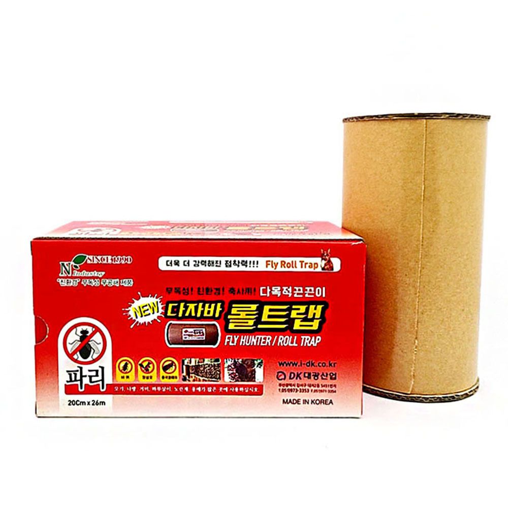 하우스 과수원 창고 축사 모기 나방 거미 롤 트랩