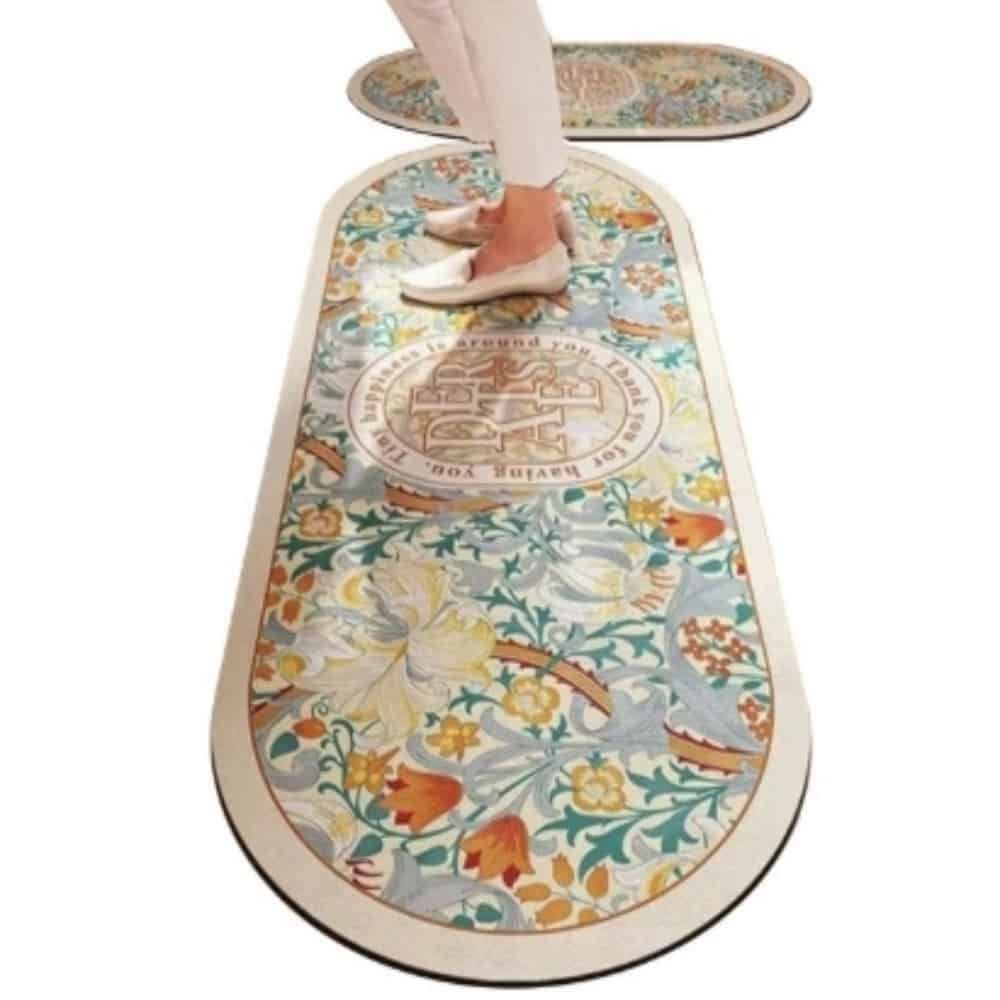 라운드 규조토매트 2종 부엌발매트 부엌매트