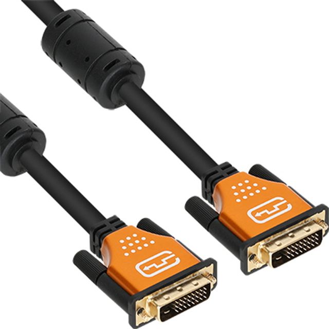 NMC-DD100GZ DVI-D 듀얼 Gold Metal 케이블 10m