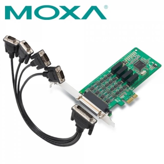 MOXA CP-114EL-DB9M 4포트 PCI Express RS232/422/4