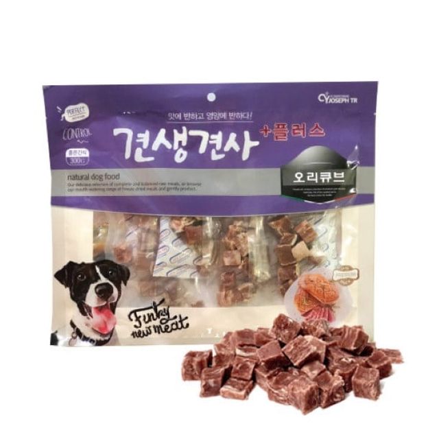 강아지 간식 견생견사 오리 큐브300gx50개